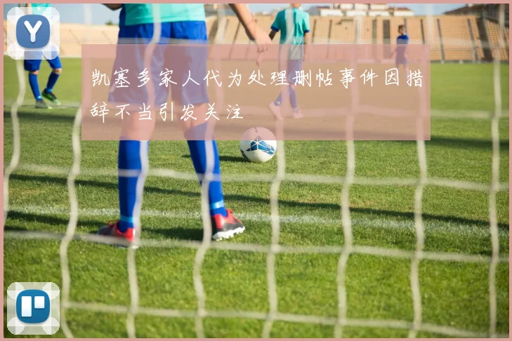 凯塞多家人代为处理删帖事件因措辞不当引发关注