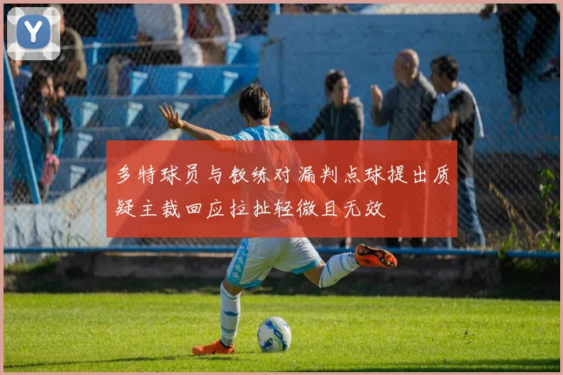 多特球员与教练对漏判点球提出质疑主裁回应拉扯轻微且无效